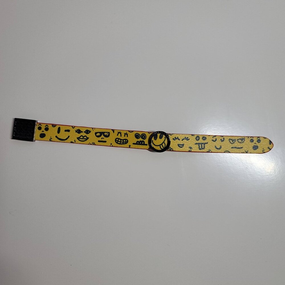 ZOX Be Yourself V2 Imperial Vegan Leather Adjustable Bracelet Emoji Smileys